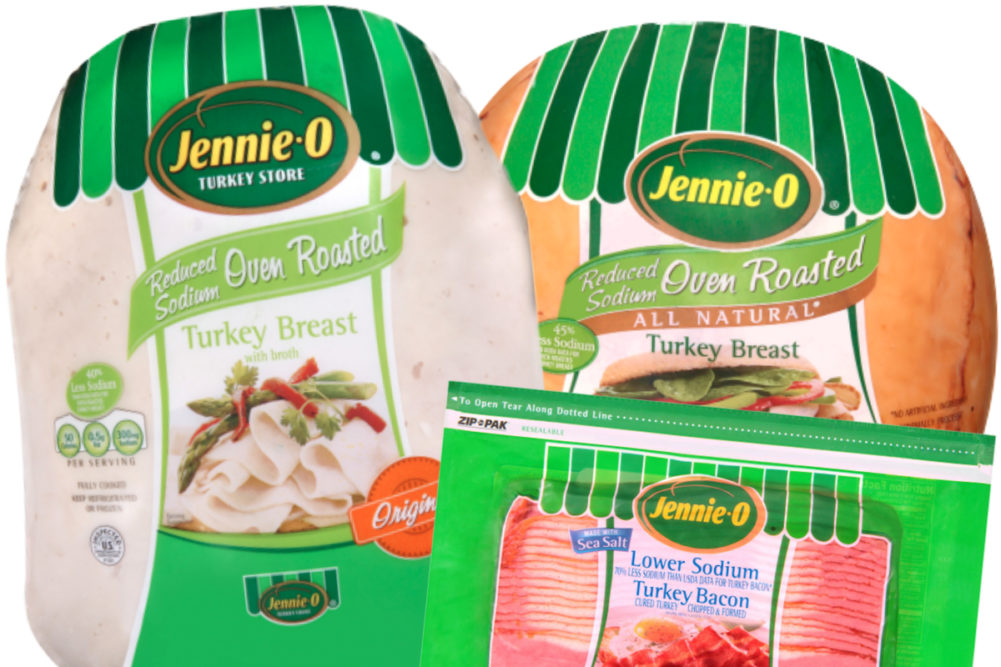 Jennie-O reduced sodium turkey breast and turkey bacon