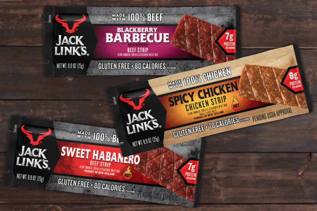 Jack Link's beef and chicken bars