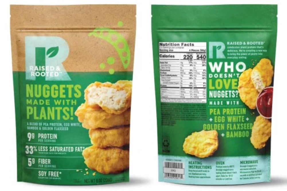 Tyson Raised & Rooted plant-based nuggets