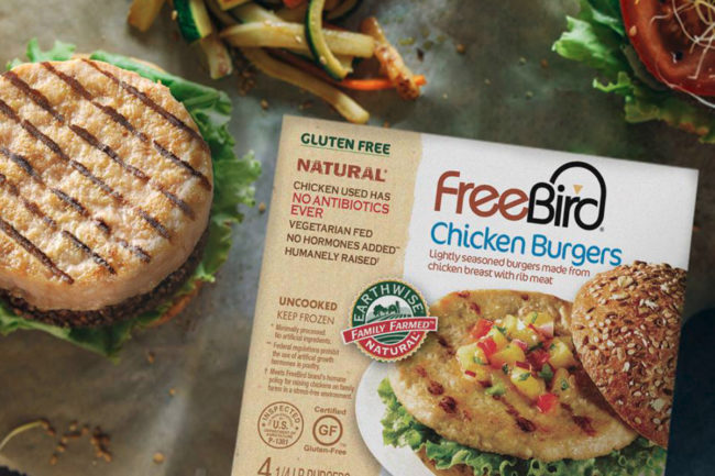 FreeBird chicken burgers, Hain Pure Protein