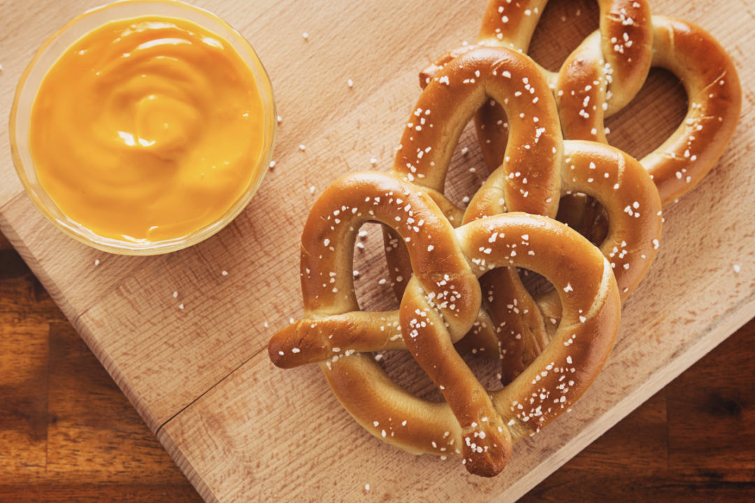 J&J Snack Foods soft pretzels with cheese