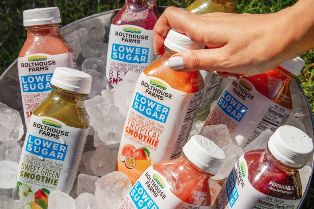 Bolthouse Farms lower sugar smoothie beverages