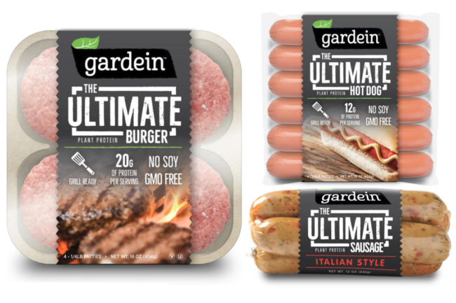 Gardein plant-based meat alternative products