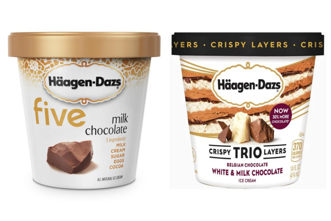 Häagen-Dazs five and trios ice creams, Nestle
