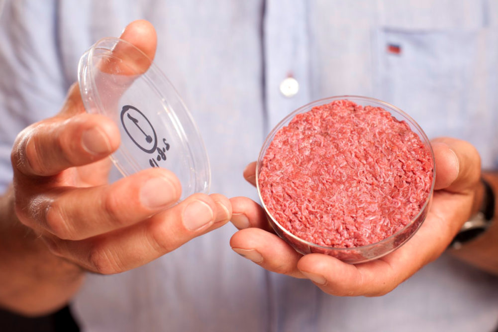 Mosa Meat cell cultured hamburger