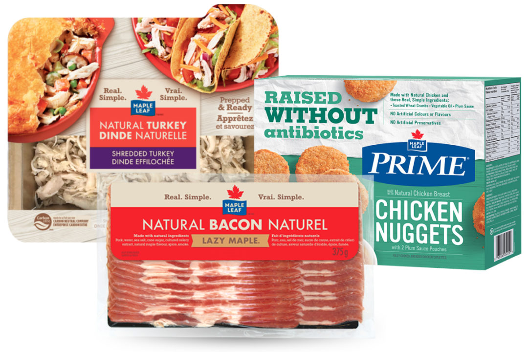 Maple Leaf Foods Meat Protein Group products