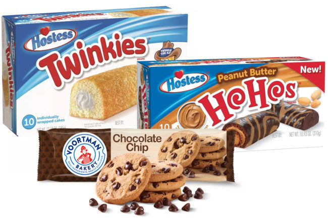 Hostess and Voortmans products