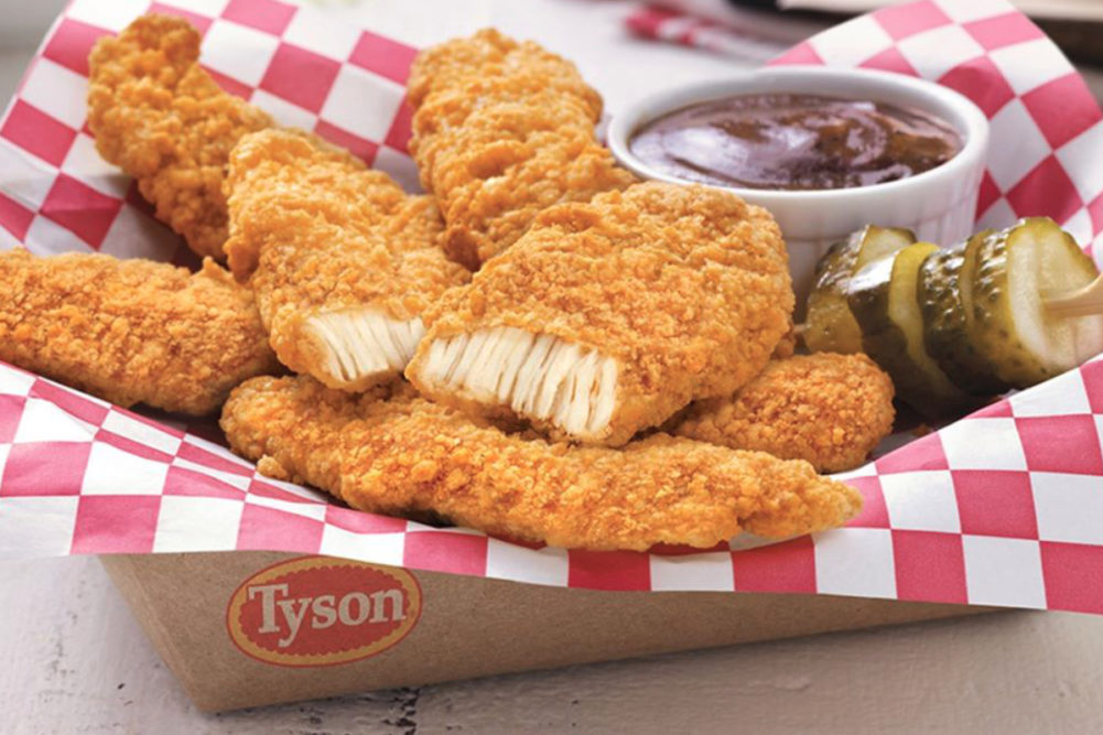 Tyson air-fried chicken strips