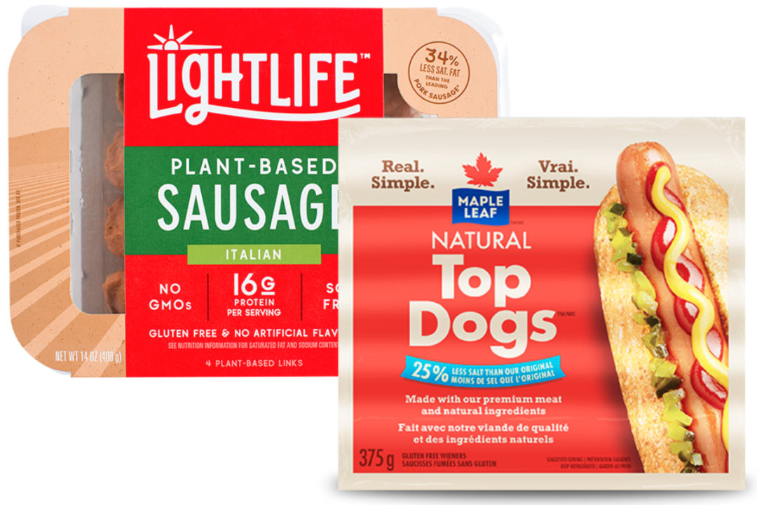 Maple Leaf meat and plant-based products