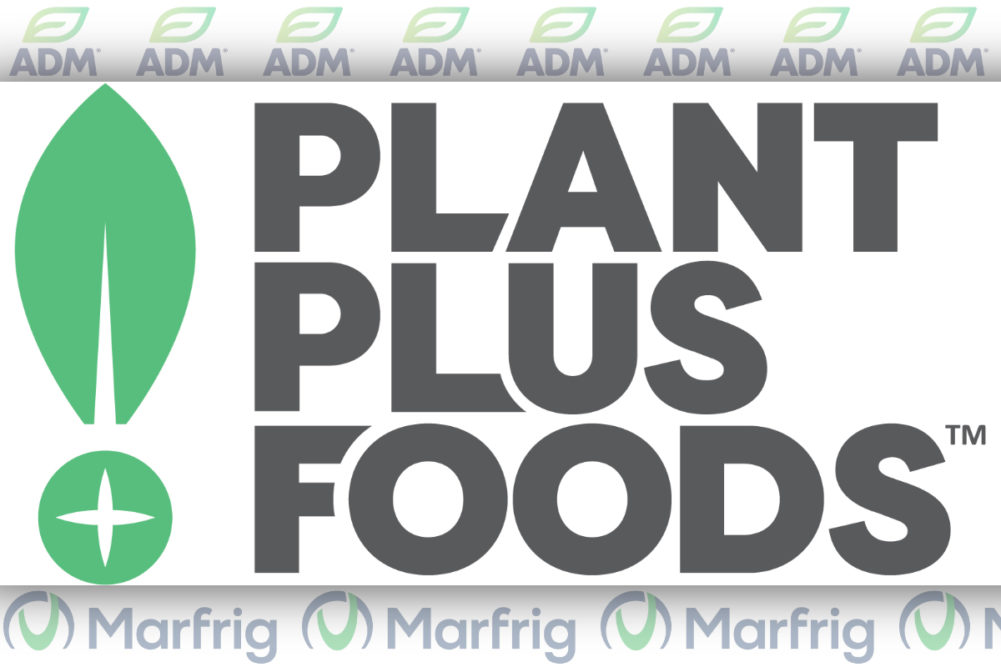 PlantPlus Foods logo, ADM and Marfrig