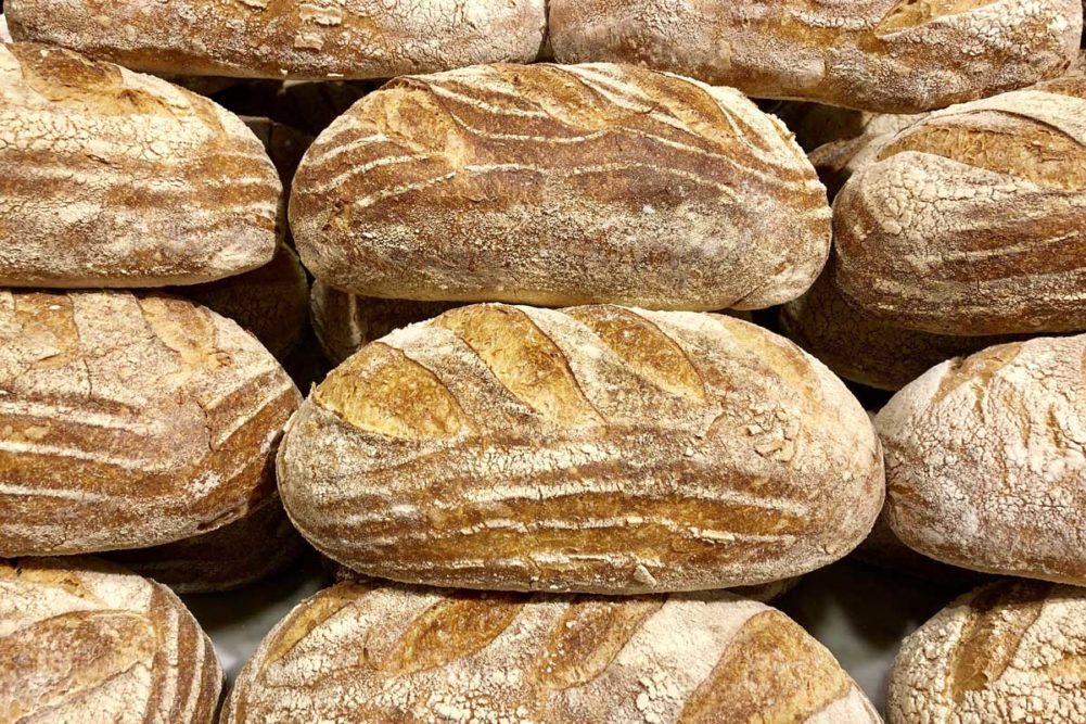 Artisan bread loaves
