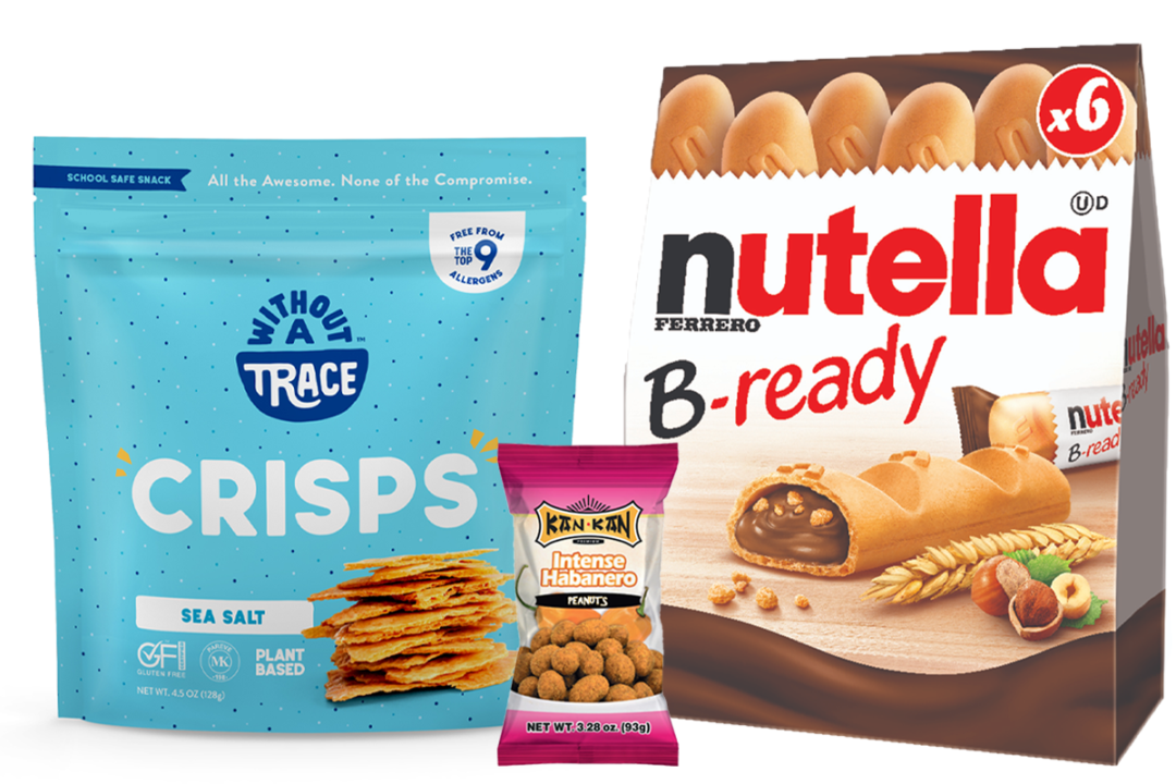 New products from About Without A Trace Foods, Manzela USA and Ferrero North America