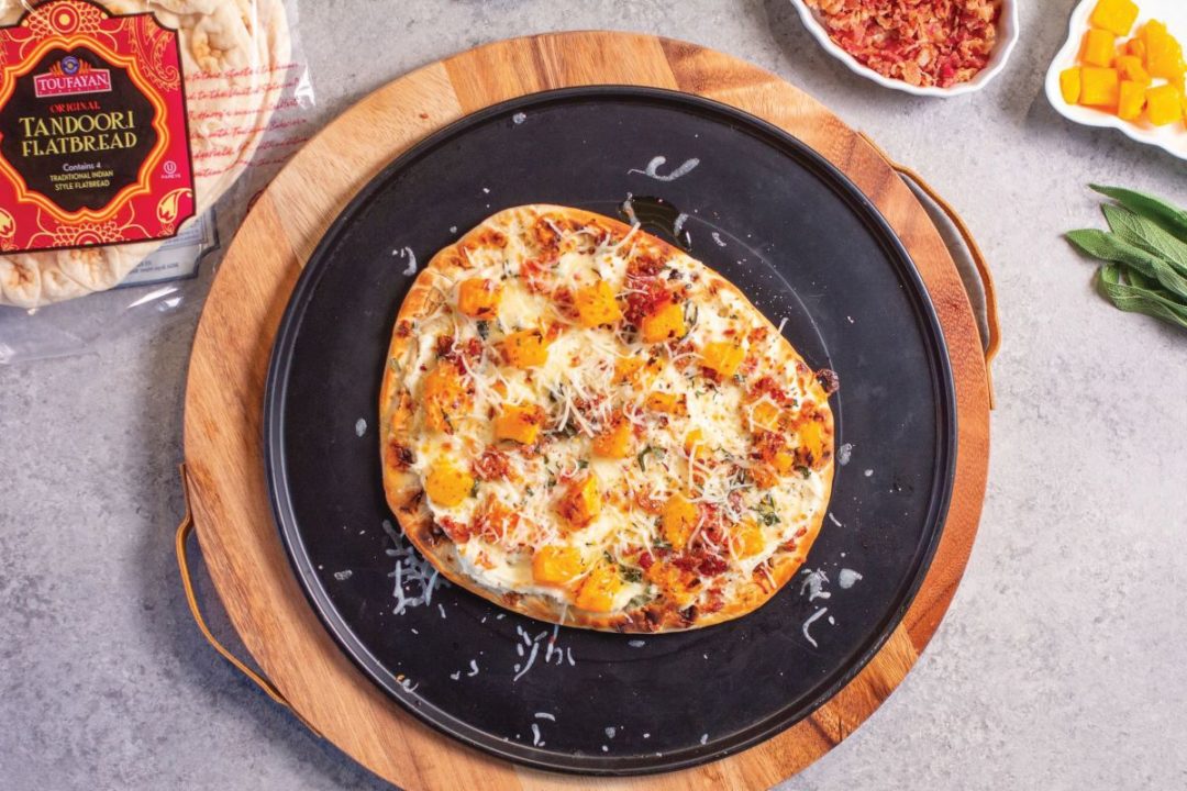 flatbread-pizza-with-toufayan-tandoori-naan-packaging-in-upper-left-corner