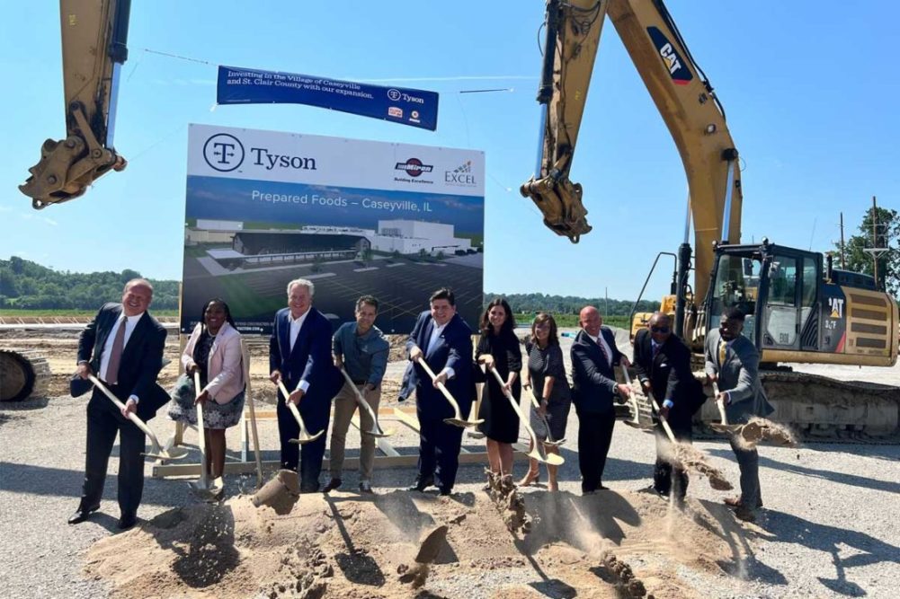 tyson-employees-breaking-ground-on-construction-site