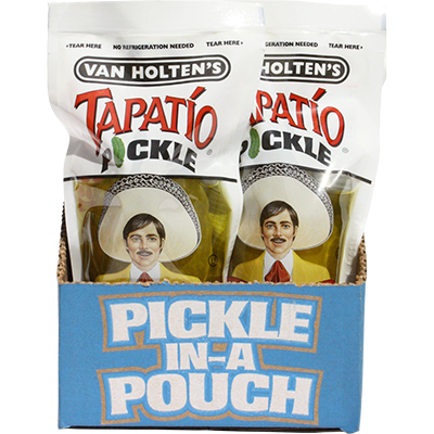 Tapatio Pickle-In-A-Pouch packaging