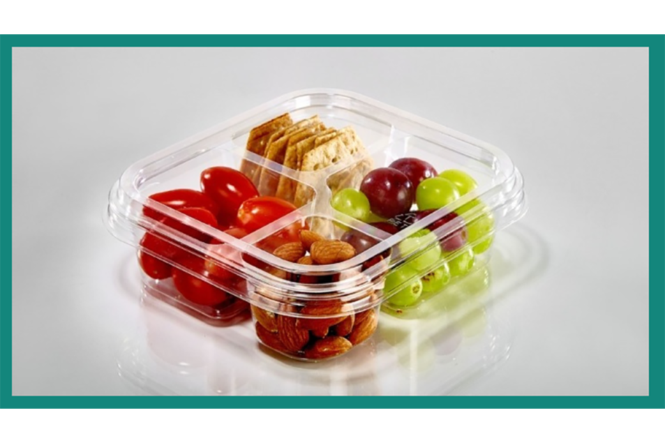 Lacerta debuts sandwich containers that showcase shape, contents