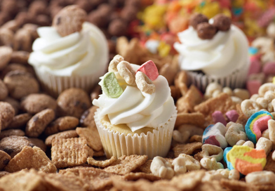 Dawn Foods cupcakes with cereal pieces