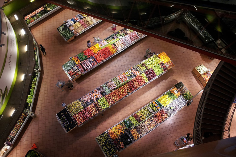grocery-store-aerial-view-produce-section
