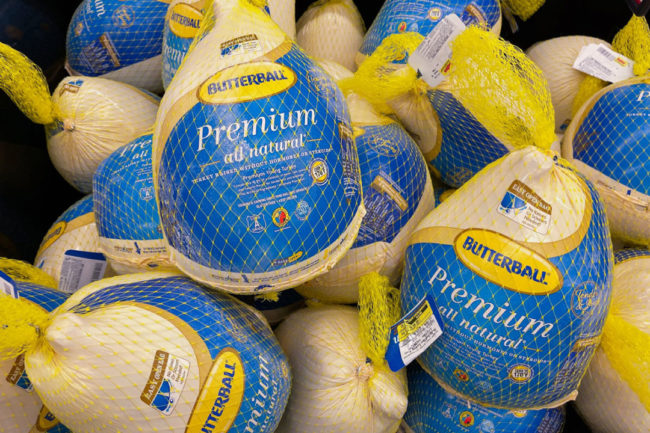 Butterball Turkeys in packaging