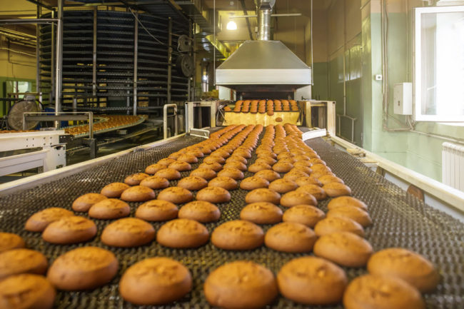 Festo AX Bakery Production line of muffins
