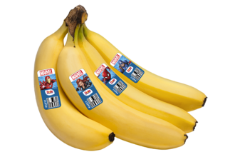 dole bananas with Marvel sticker