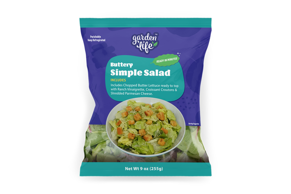 misionero salad kit packaging