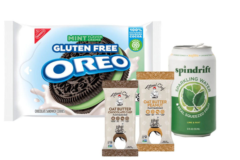 New products from Mondelez International, Inc., Tattooed Chef and Spindrift