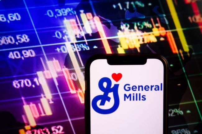 General Mills logo on a smart phone