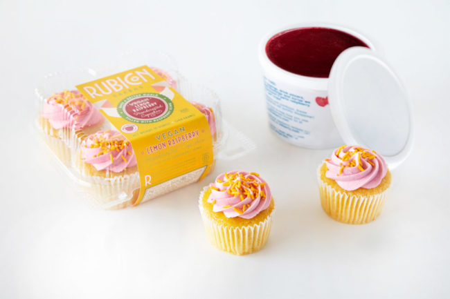 Rubicon Bakers Vegan Lemon Raspberry cupcakes