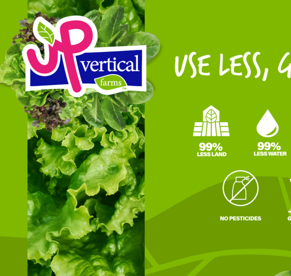 Debuting this winter, UP Vertical Farms™ is an indoor farming solution in Pitt Meadows, BC growing baby leafy greens. Learn more about how UP is upping the ante on vertical farming…