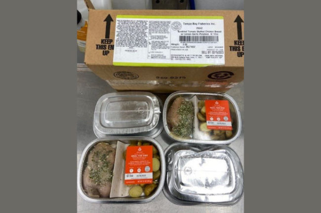 packages of chicken