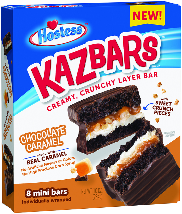 Hostess Chocolate Caramel Kazbars box