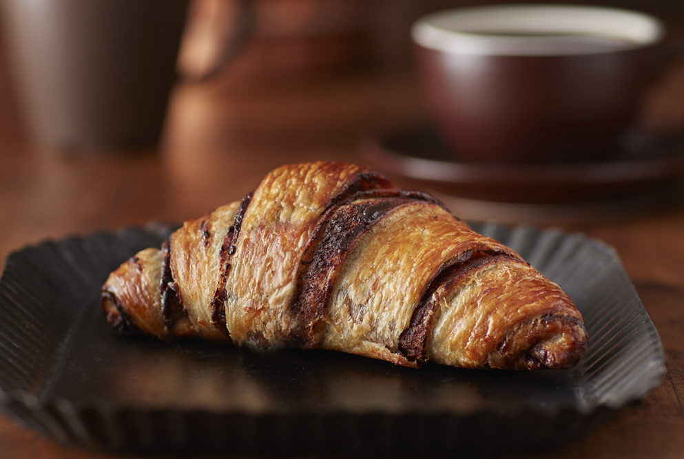 General Mills Chocolate Croissant on a plate