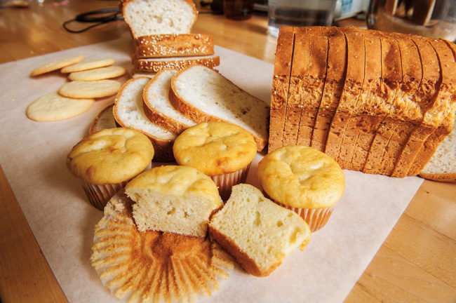 Gluten-free breads and muffins