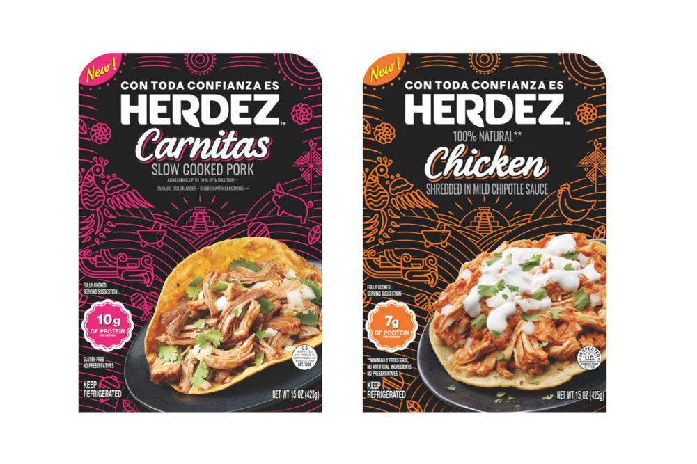 Herdez heat-and-eat packaging 