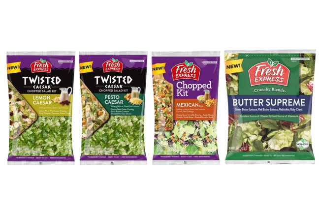 fresh-express salad kits in packaging