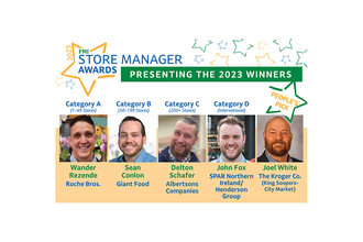 headshots of the winners of the 2023 Store Manager Awards