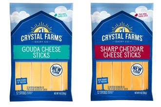 crystal farms cheese sticks in packaging