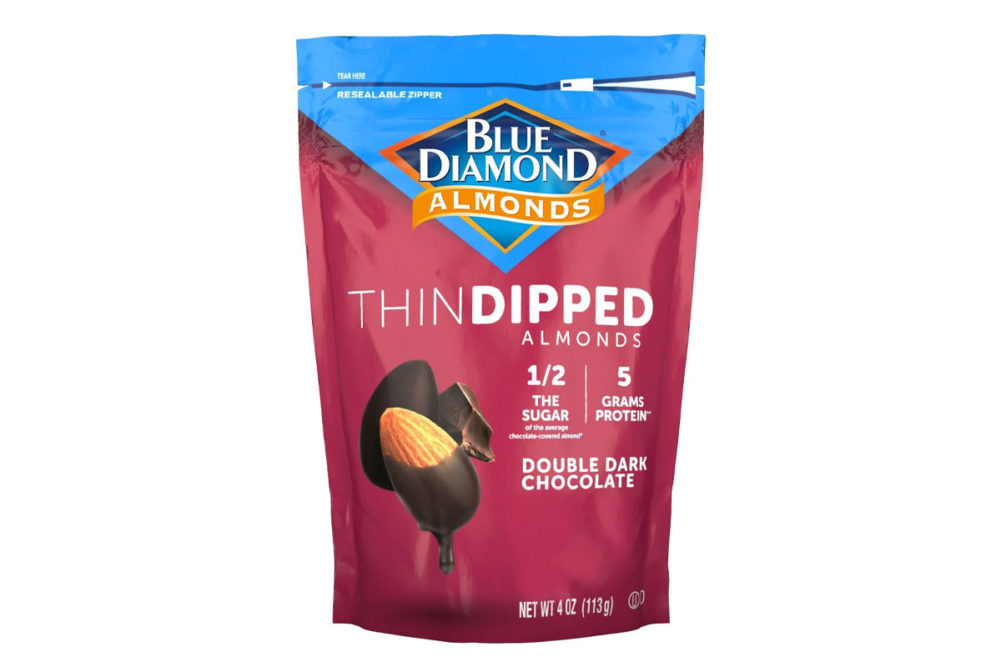 Blue Diamond thin-dipped almonds