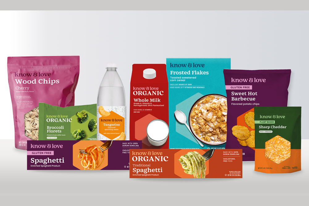 Southeastern Grocers new, exclusive store brand product line – Know & Love products in packaging