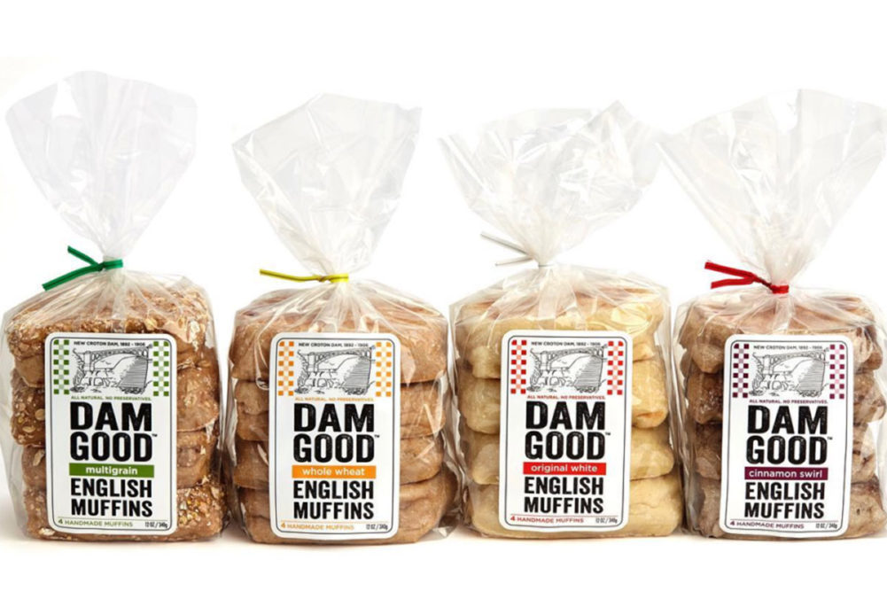 Dam Good English Muffins in packaging