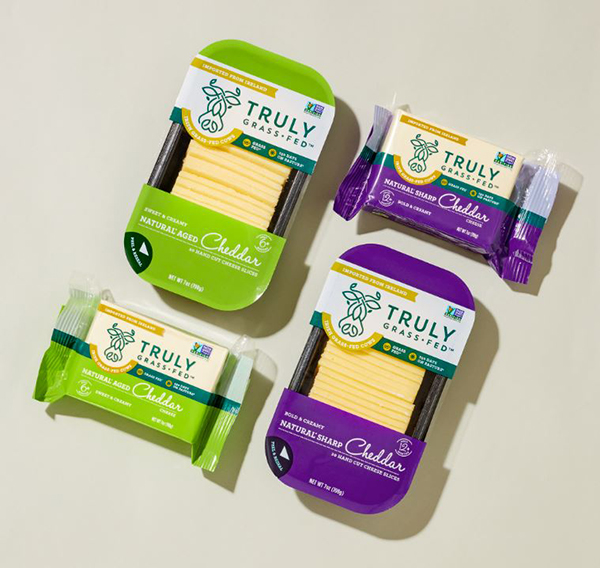 Truly Grass Fed cheddar cheese products