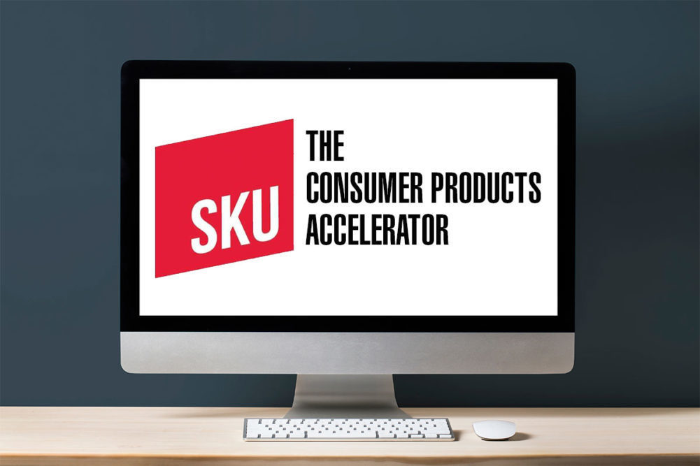 SKU logo on a computer screen