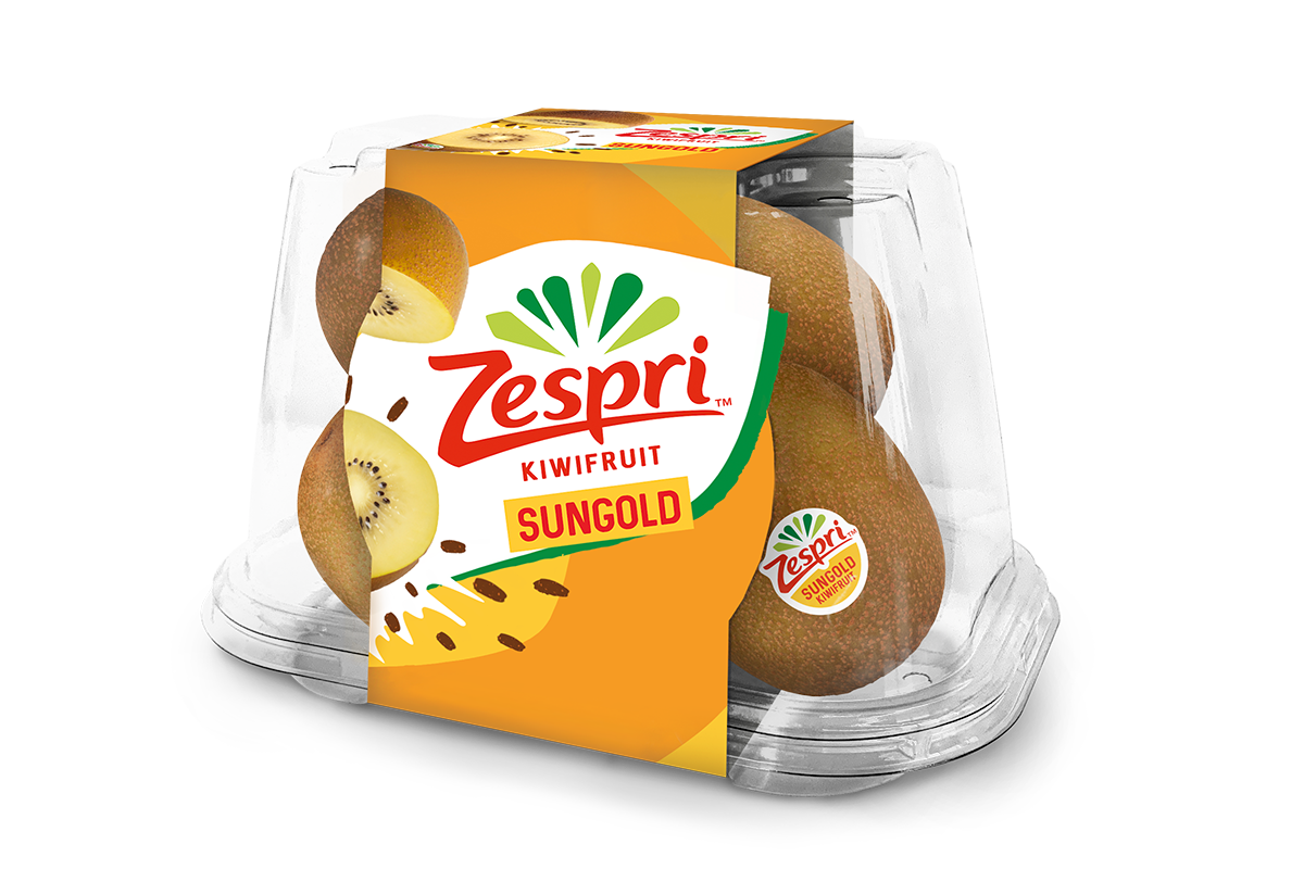 Zespri SunGold Kiwifruit in packaging