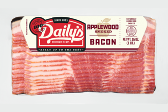 Daily's Premium Meats Applewood Smoked Bacon packaging