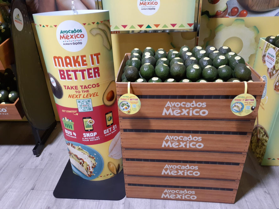 Avocados From Mexico display