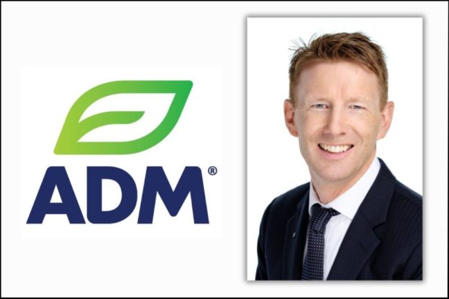 Dermot O'Grady, senior vice president of Global Operations for ADM.