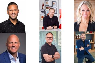 headshots of six Kraft Heinz executives