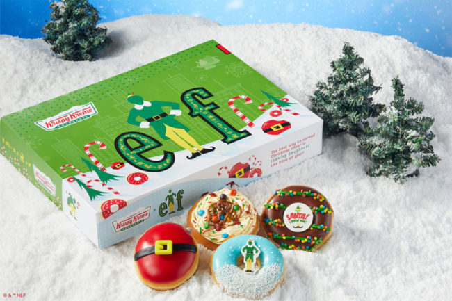 Krispy Kreme Elf donut box