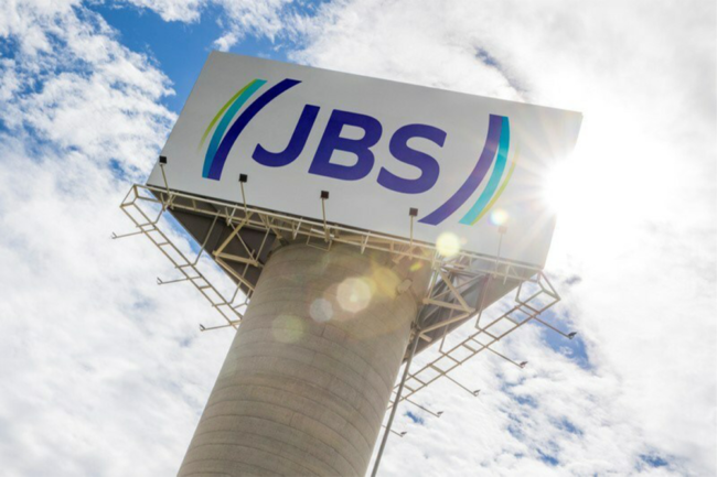 billboard with JBS logo
